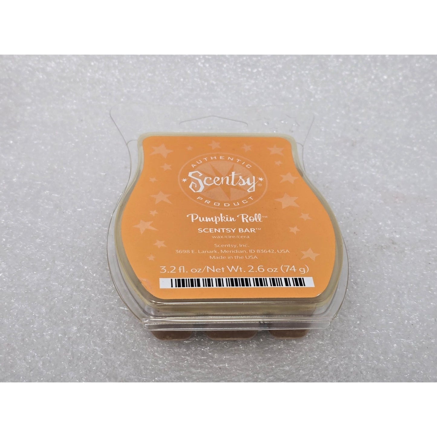 Scentsy Pumpkin Roll Wax Melts 3.2 Oz Scented Bar