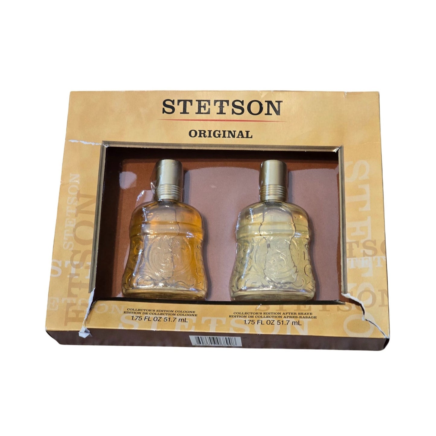Stetson Original Collectors Edition Cologne & After Shave Gift Set 1.75 Oz Each