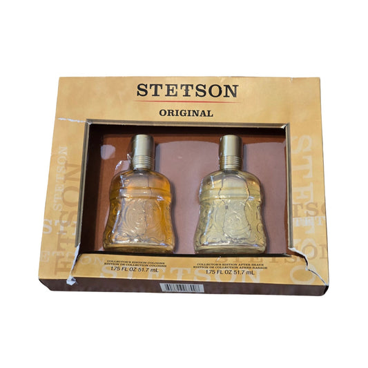 Stetson Original Collectors Edition Cologne & After Shave Gift Set 1.75 Oz Each