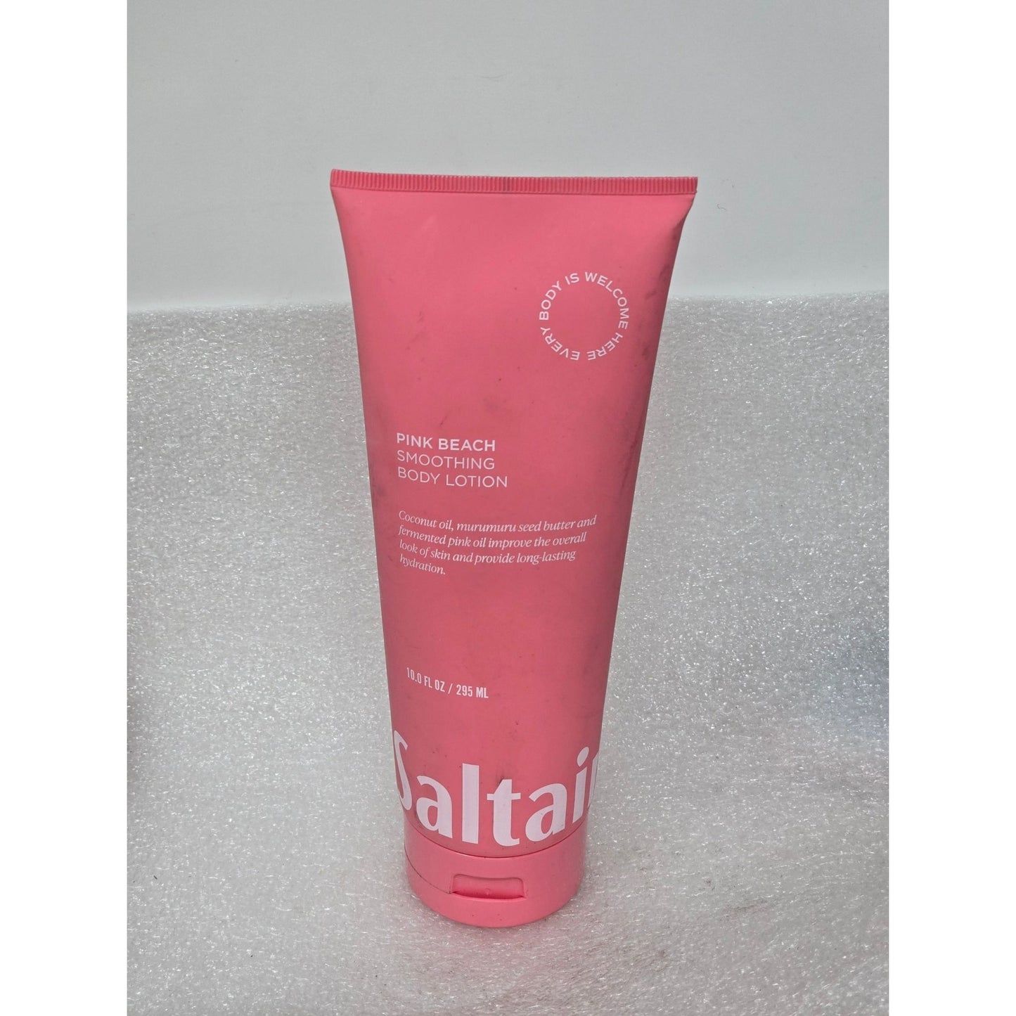 Saltair Pink Beach Smoothing Body Lotion 10 Oz Hydrating Coconut Murumuru Butter