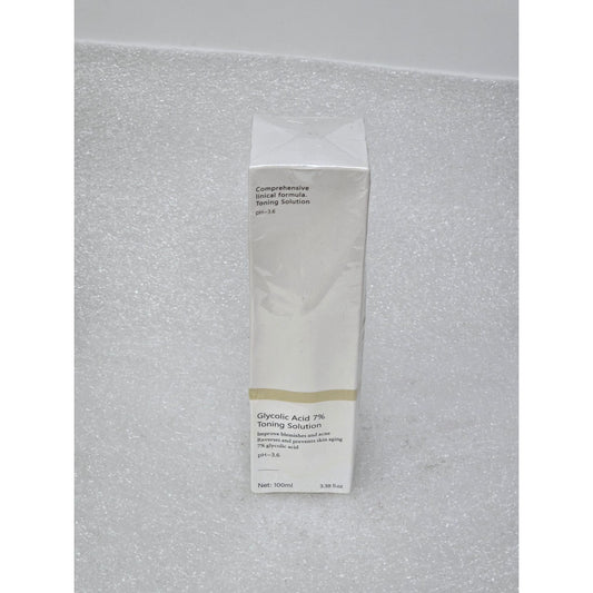 Glycolic Acid 7% Toning Solution 100ml Improves Blemishes & Acne pH 3.6