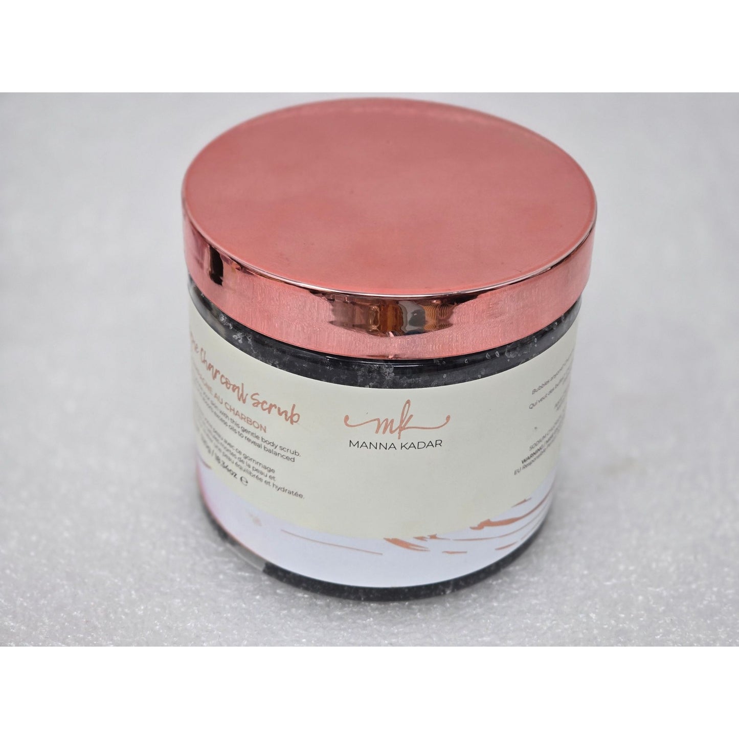 Manna Kadar Champagne Charcoal Scrub Exfoliant 18.34 oz Skincare