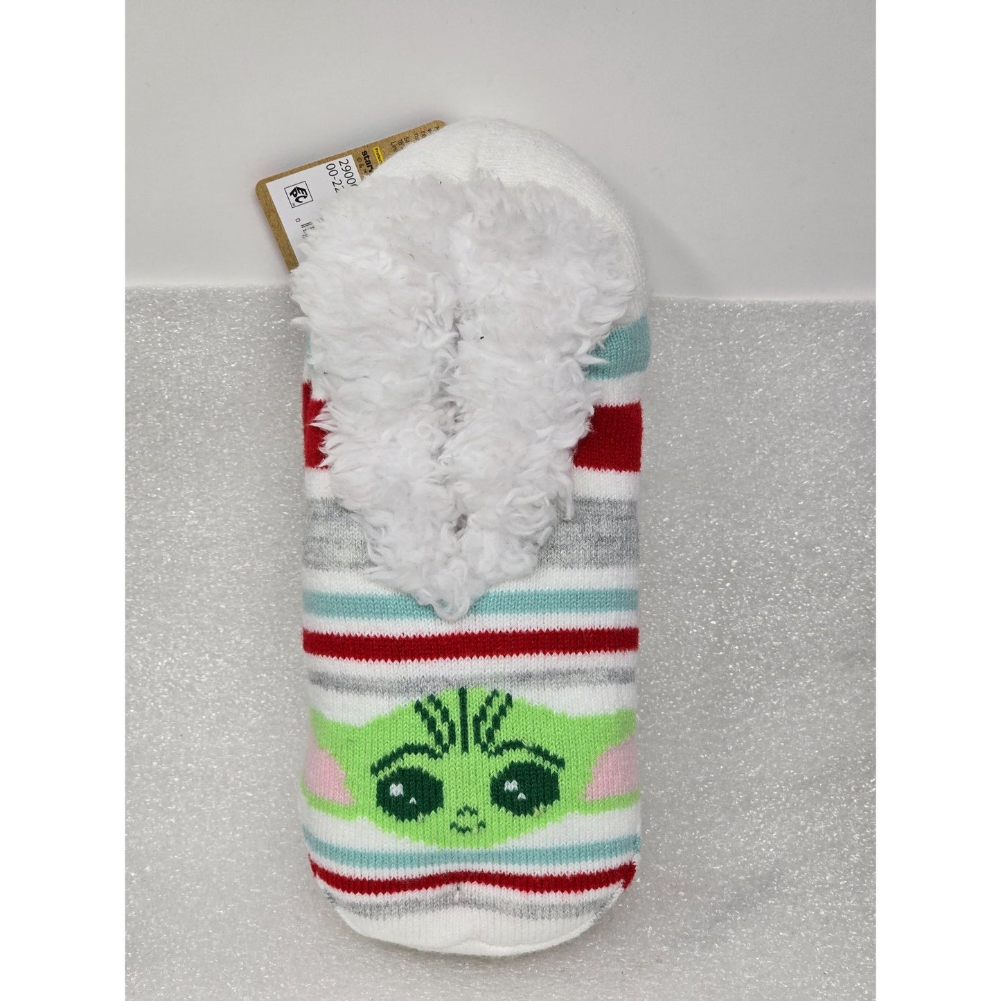 Disney Star Wars Mandalorian Baby Yoda Fuzzy Slipper Socks