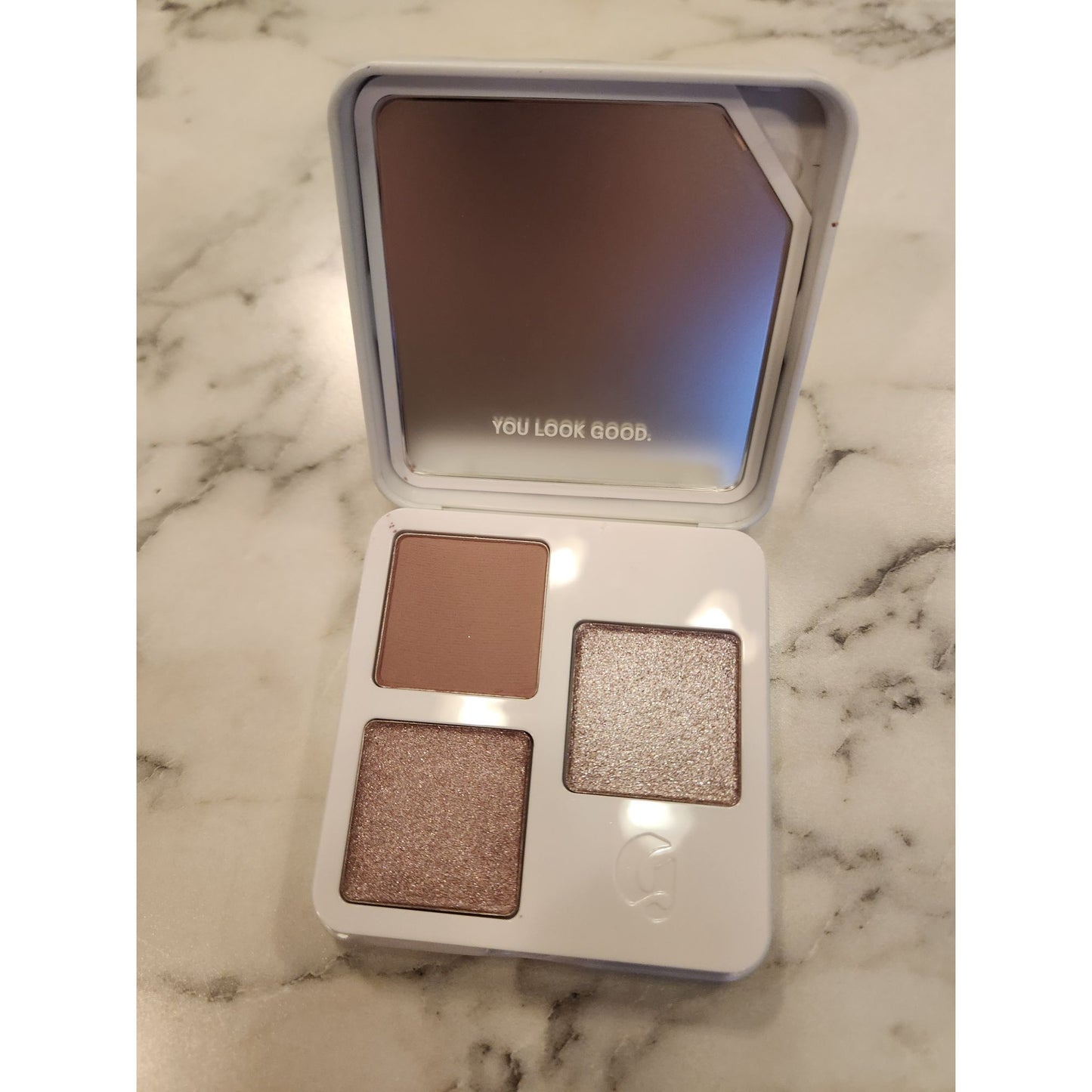 Glossier Monochromes Essential Eyeshadow Trio Mist Matte & Shimmer Cruelty-Free