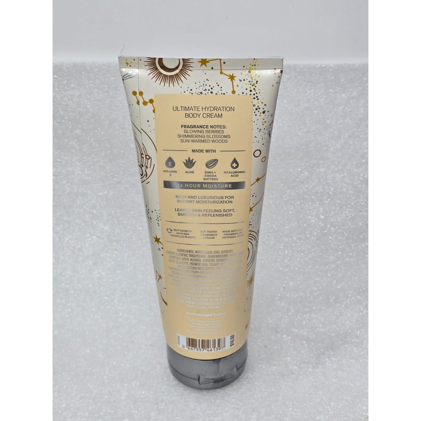 Bath & Body Works Golden Eclipse Ultimate Hydration Body Cream Hyaluronic Acid