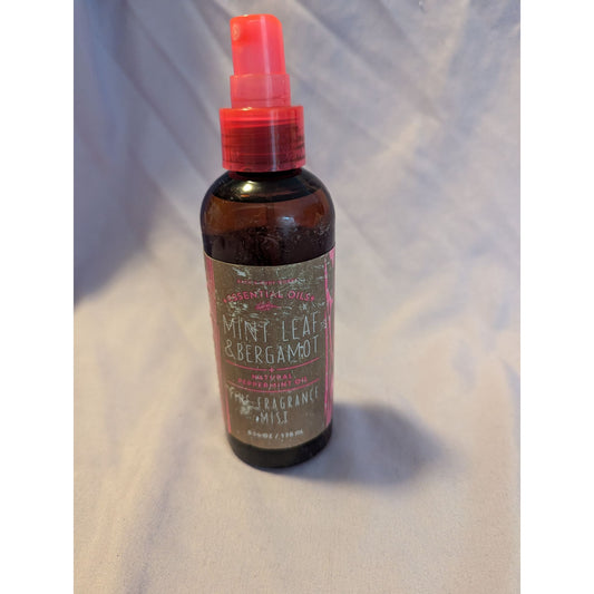 Bath & Body Works Mint Leaf & Bergamot Essential Oil Fragrance Mist Aromatherapy