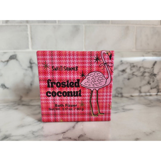 Sweet & Shimmer Frosted Coconut Bath Fizzer 90g