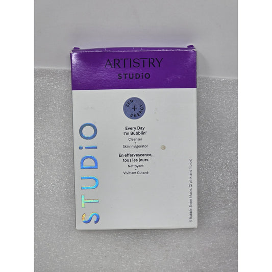 Artistry Studio Every Day Im Bubblin Cleanser & Invigorator 3 Bubble Sheet Masks