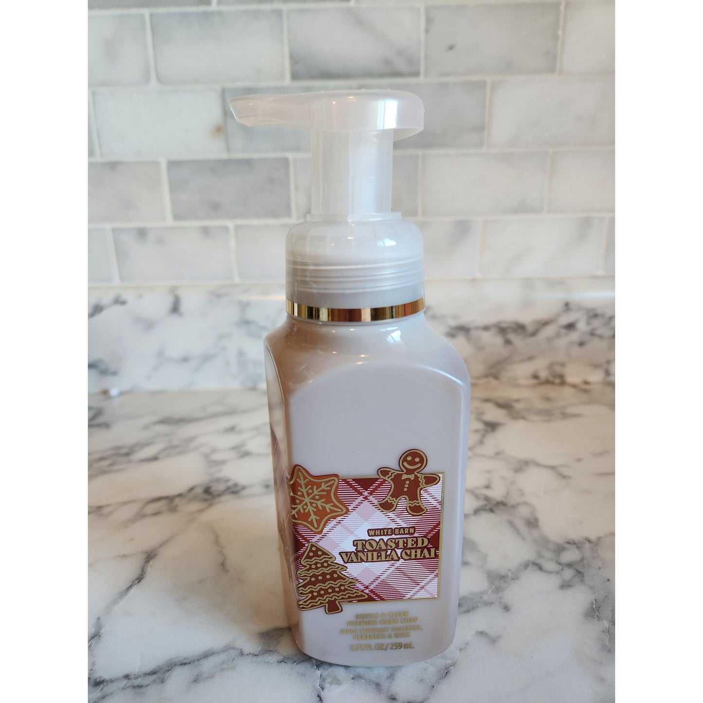 Bath & Body Works Toasted Vanilla Chai Gentle & Clean Foaming Hand Soap 8.75 Oz