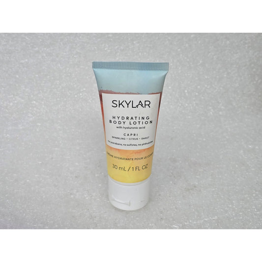 Skylar Hydrating Body Lotion Capri Sparkling Citrus Sweet 30ml Travel Size