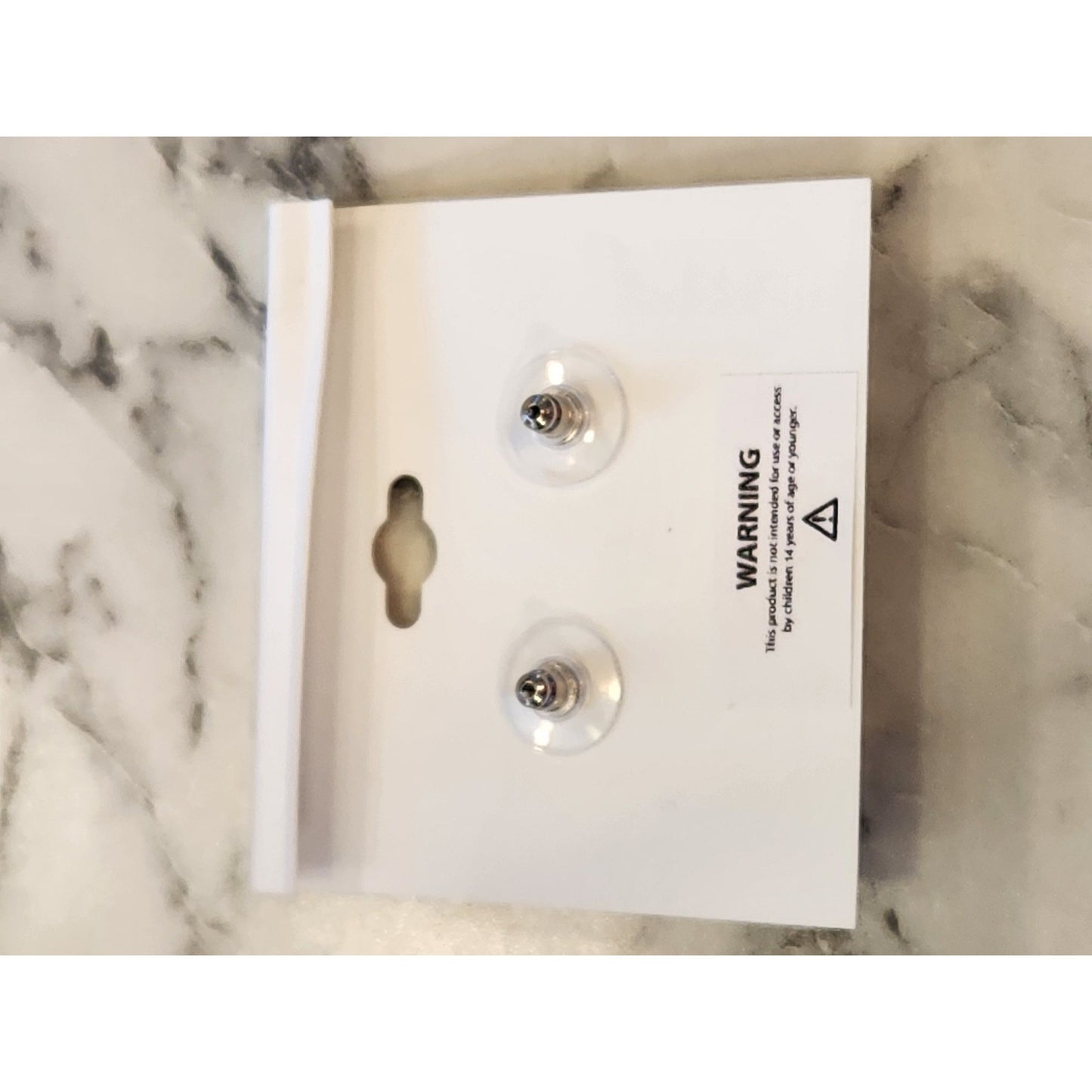 Dana Buchman Silver-Tone Ribbed Textured Half-Hoop Earrings For Women