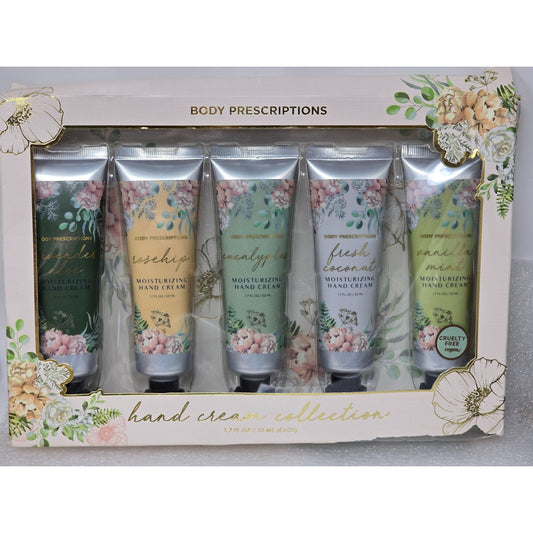 Body Prescriptions Hand Cream Collection Gift Set Lavender Rosehip Eucalyptus
