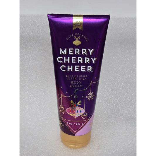 Bath & Body Works Merry Cherry Cheer Ultra Shea Body Cream Holiday Traditions