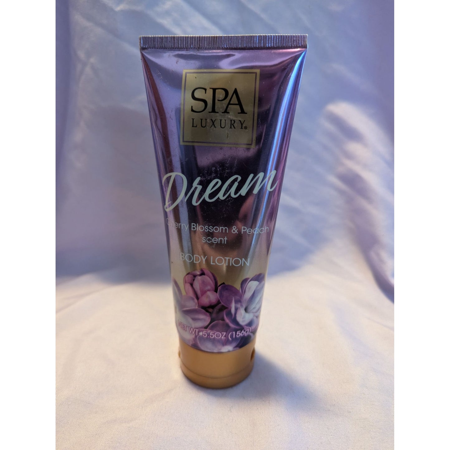 Spa Luxury Dream Cherry Blossom & Peach Scent Body Lotion 5.5 oz Tube