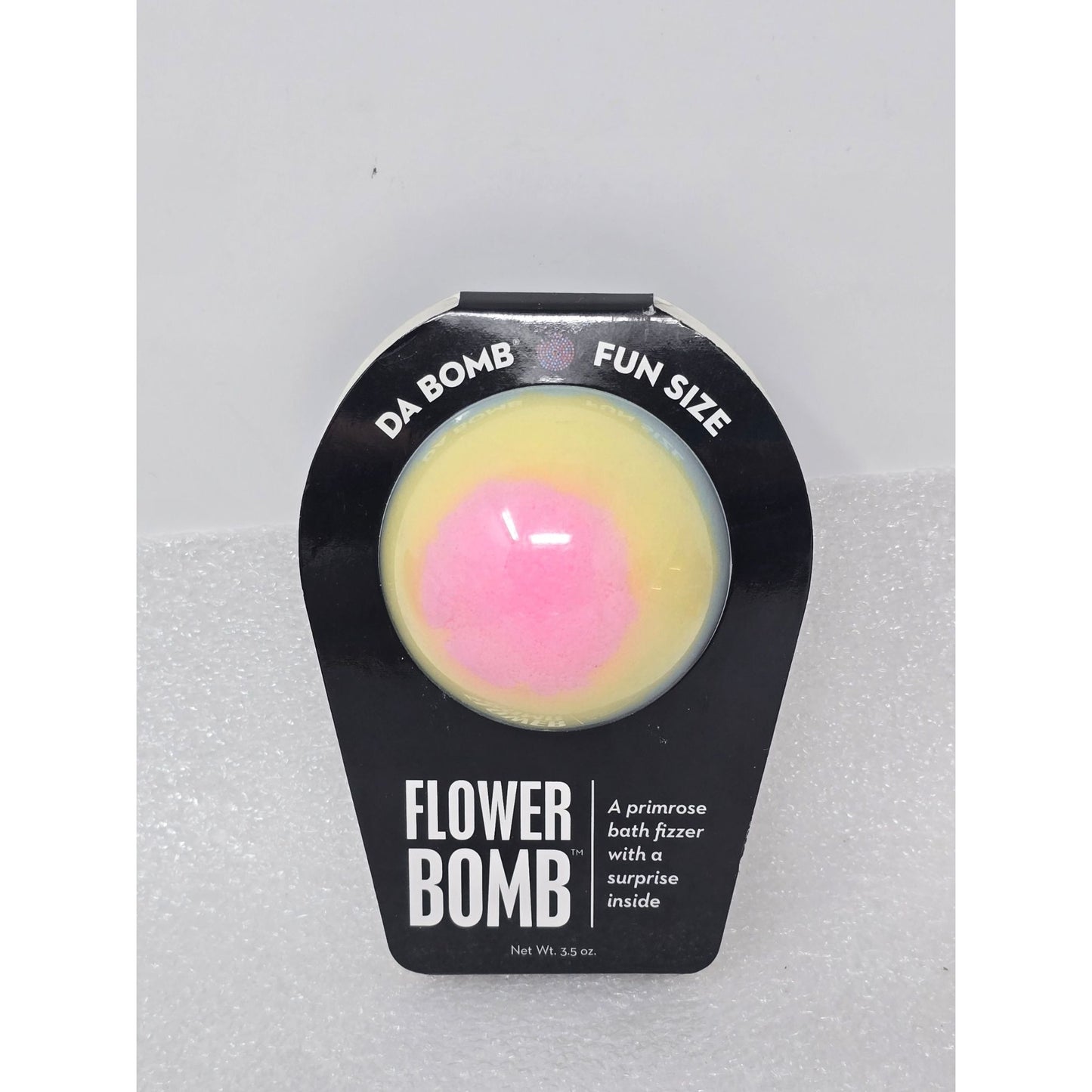 Da Bomb Flower Bomb Fun-Size Primrose Bath Fizzer With Surprise Inside 3.5 Oz