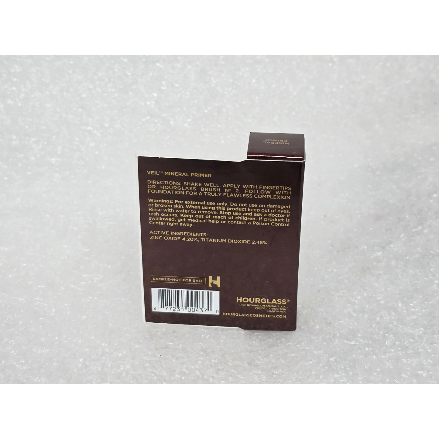 Hourglass Veil Mineral Primer SPF 15 Sunscreen 0.12 Fl Oz Travel Size Boxed
