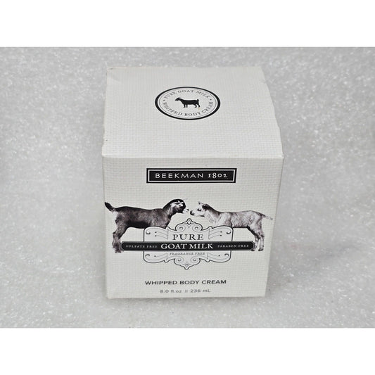 Beekman 1802 Pure Goat Milk Whipped Body Cream 8 Fl Oz Made In USA