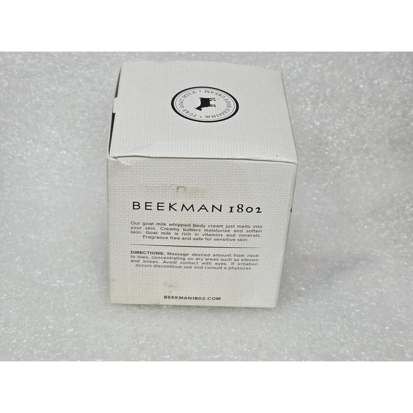 Beekman 1802 Pure Goat Milk Whipped Body Cream 8 Fl Oz Made In USA