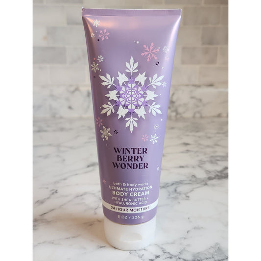 Bath & Body Works Winter Berry Wonder Ultimate Hydration Body Cream Shea Butter