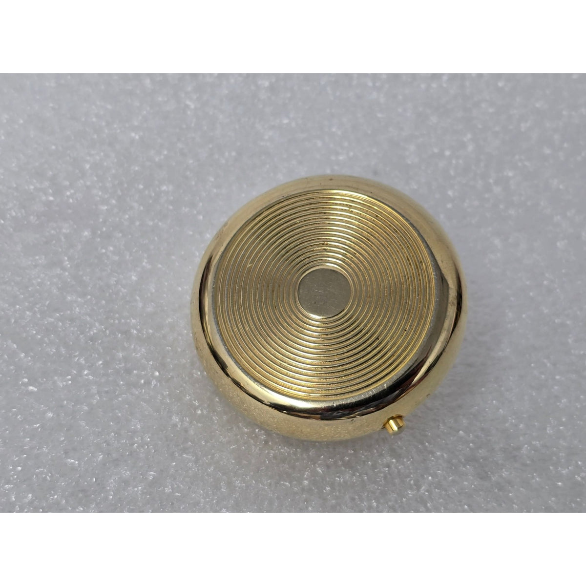Gold-Tone Elephant Design Pill Box Organizer With Mirror & 3 Compartments