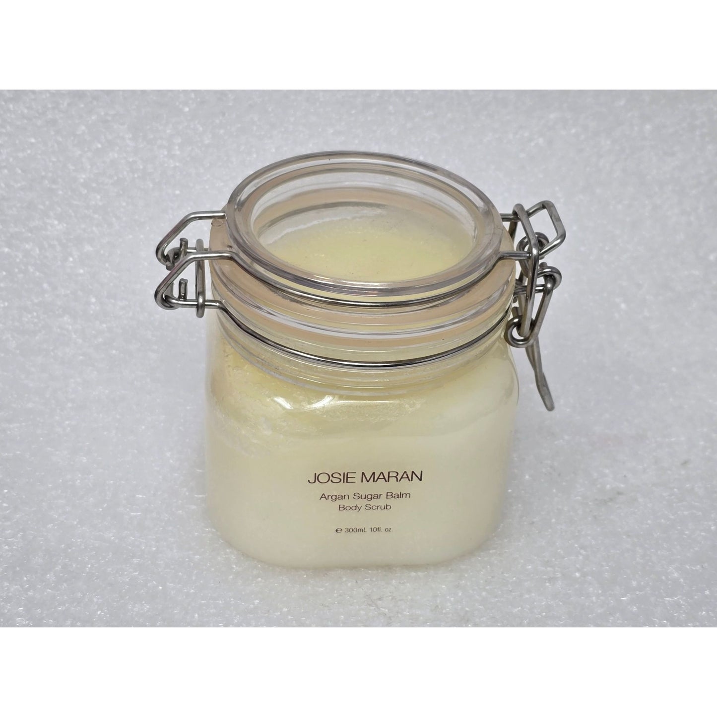 Josie Maran Argan Sugar Balm Body Scrub Juicy Grapefruit 300 ml Metal Clamp Lid