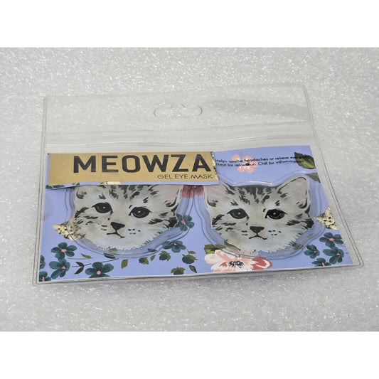 Meowza Reusable Hot / Cold Gel Eye Mask Cat Design Relaxation & Pain Relief