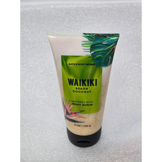 Bath & Body Works Waikiki Beach Coconut Milk Body Scrub 6 Oz