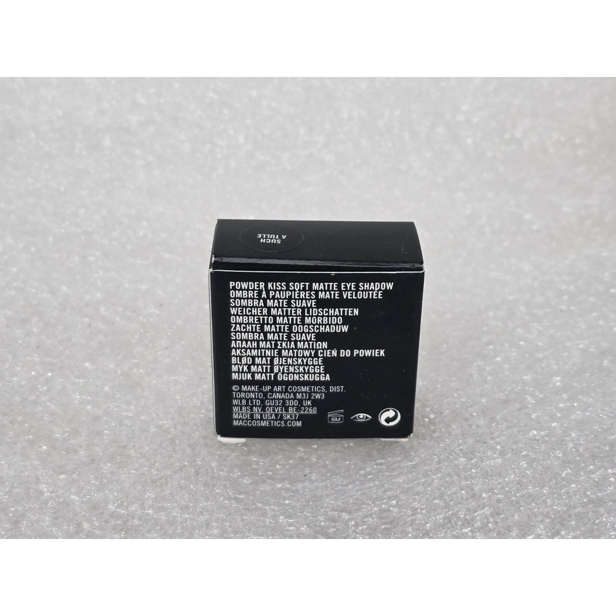 MAC Powder Kiss Soft Matte Eye Shadow Such A Tulle 1.5g New In Box Purple