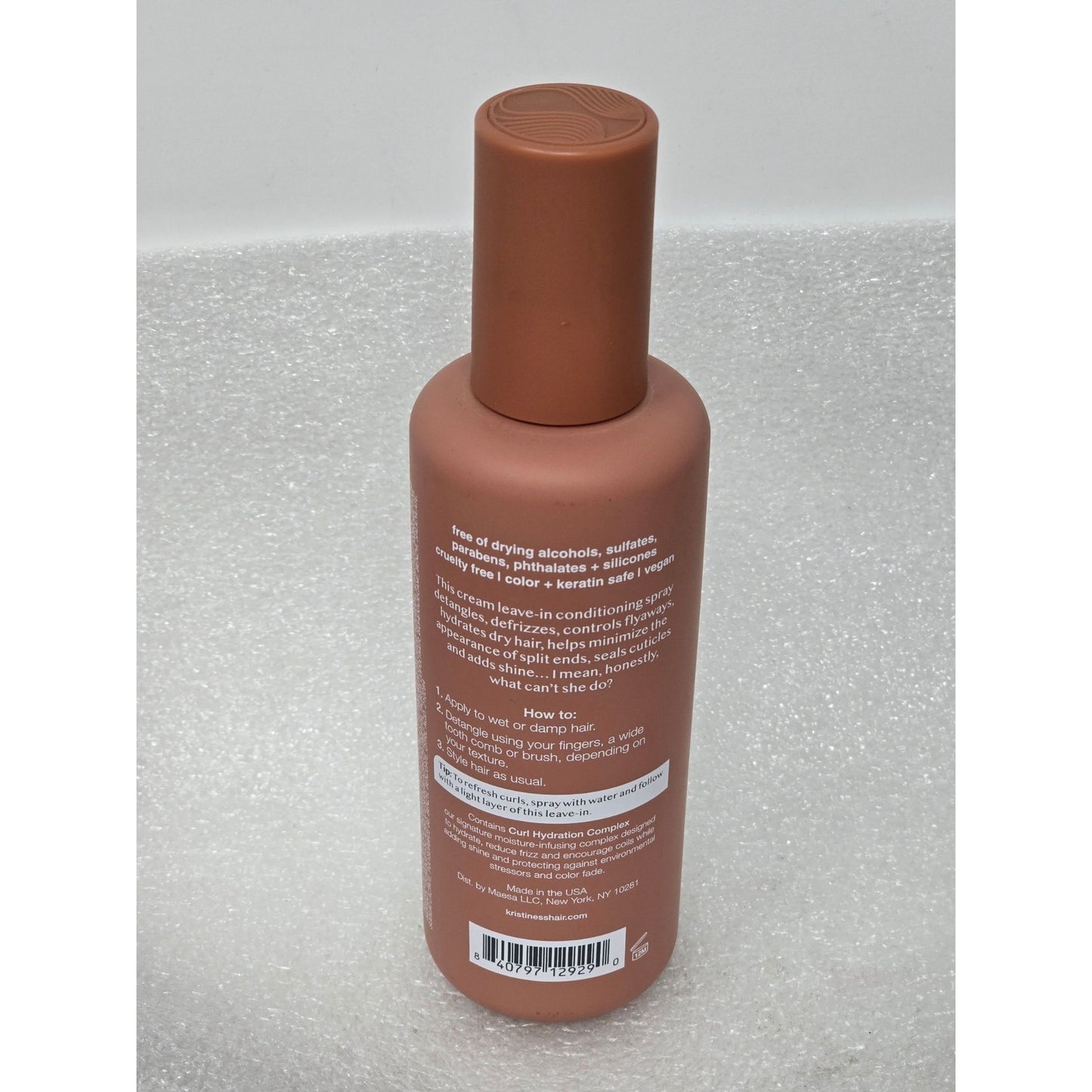 Kristin Ess Ultra Hydrating Curl Leave-In Cream Moisturized & Defined Curls