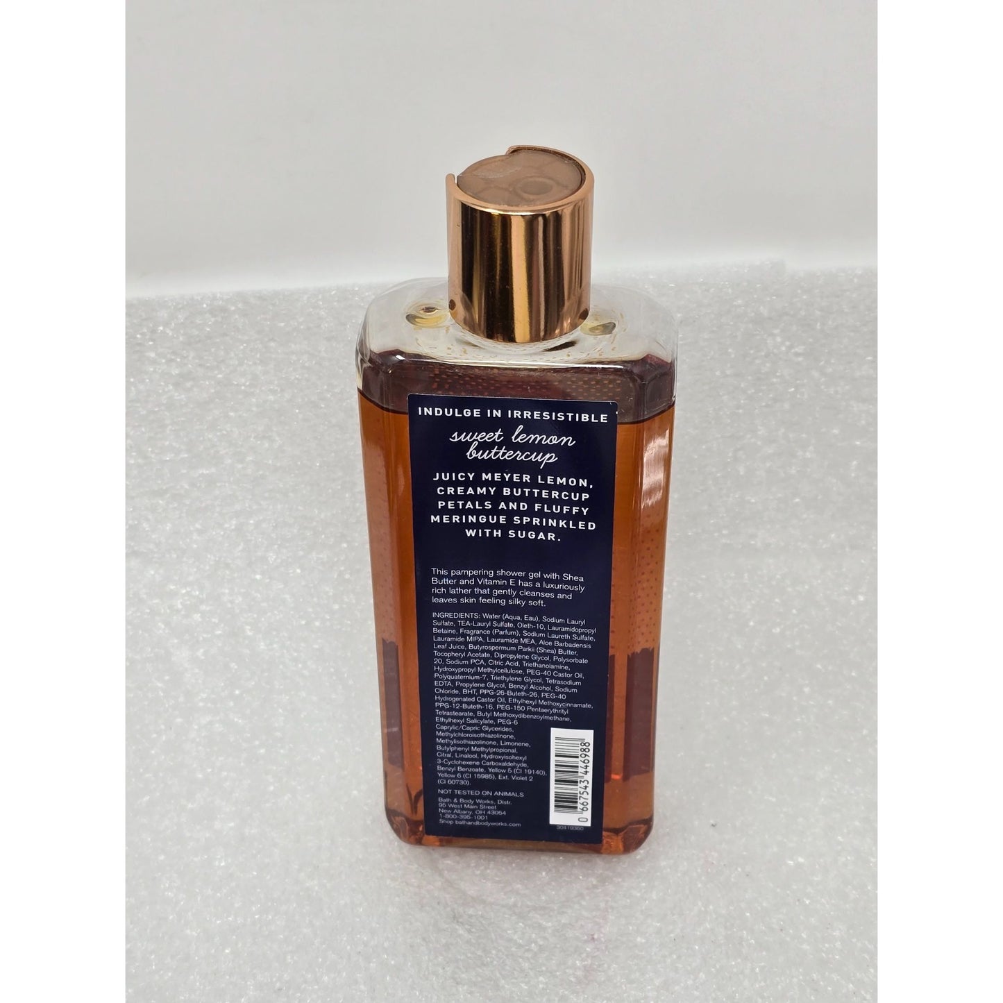 Tutti Dolci Sweet Lemon Buttercup Shower Gel Bath & Body Works Indulgent Scent