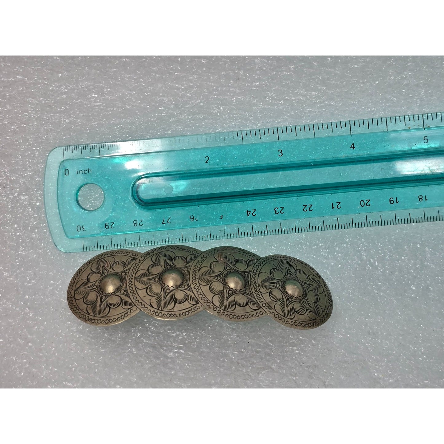 Vintage Hair Clip Barrette With Engraved Floral Design Women’s Accessory