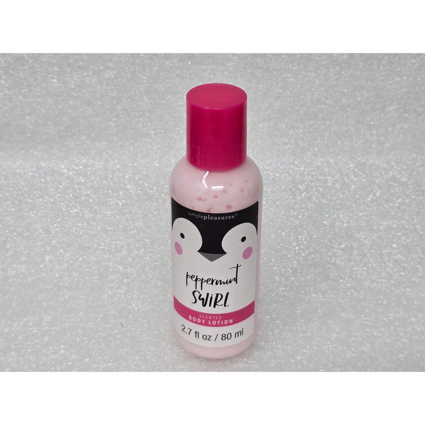 Simple Pleasures Peppermint Swirl Scented Body Lotion 2.7 Fl Oz Travel Size