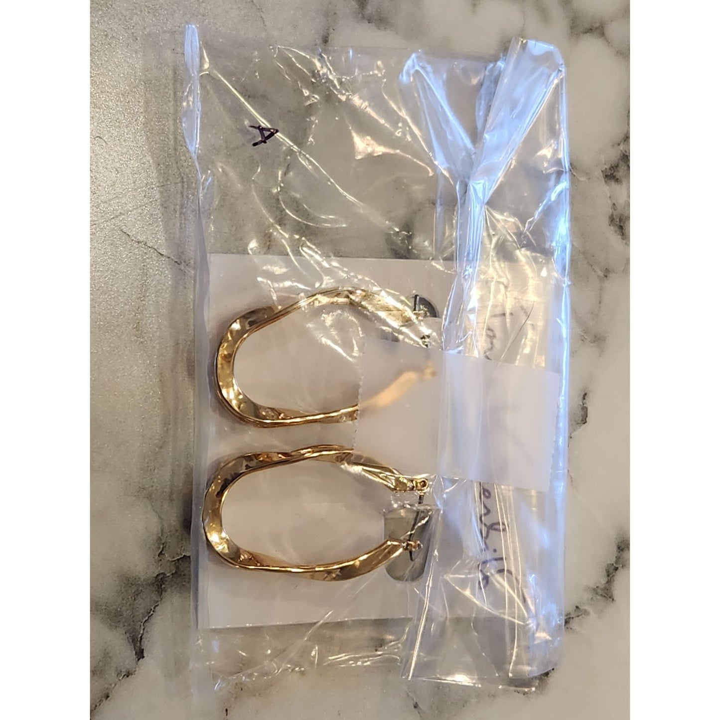 Gloria Vanderbilt Gold-Tone Twisted Oval Hoop Earrings