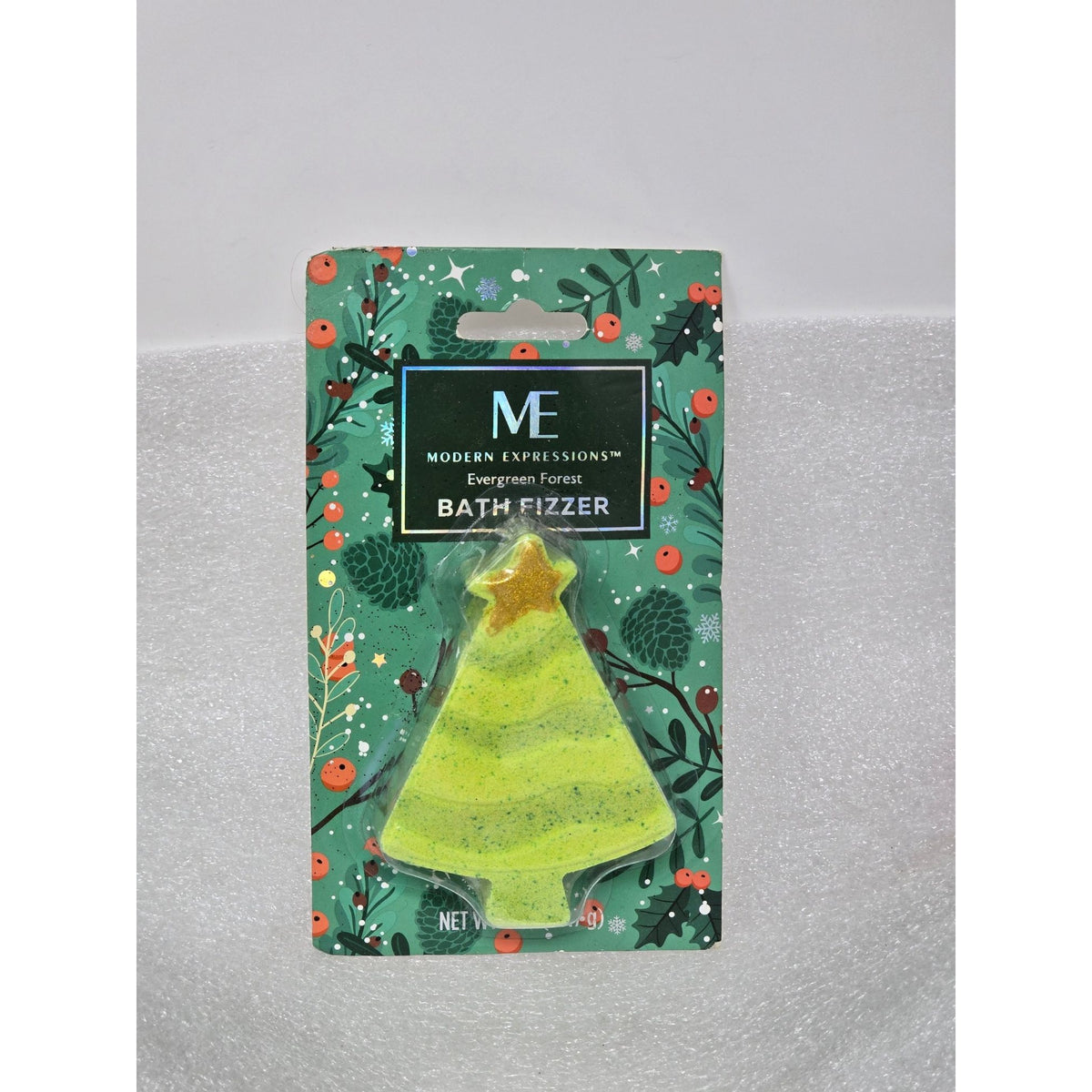 Modern Expressions Evergreen Forest Holiday Bath Fizzer Christmas Tree-Shaped