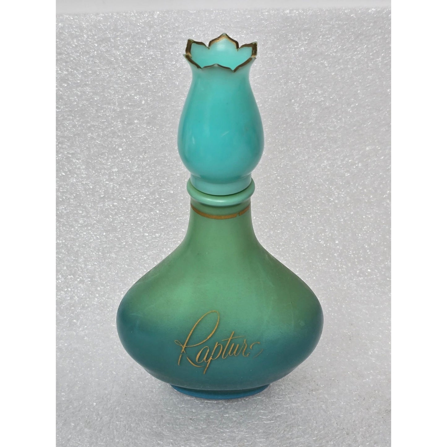 Avon Rapture Cologne Mist Vintage Glass Bottle 3 Oz Collectible
