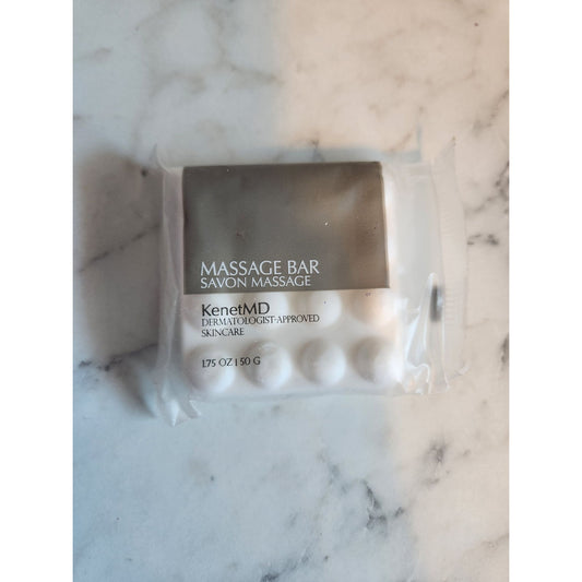 KenetMD Dermatologist-Approved Massage Bar Soap 1.75 Oz Travel Size