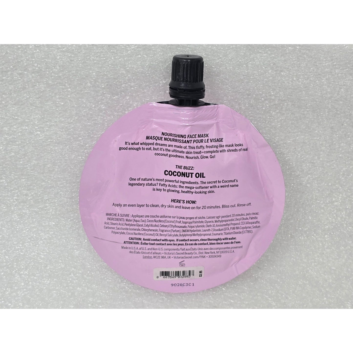 Victoria's Secret Pink Whipped Coco-Mask Nourishing Face Mask Coconut Oil 1.7 oz