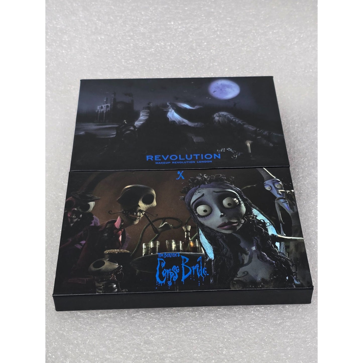 Revolution X Corpse Bride Eyeshadow Palette 24 Shades Tim Burton Collaboration