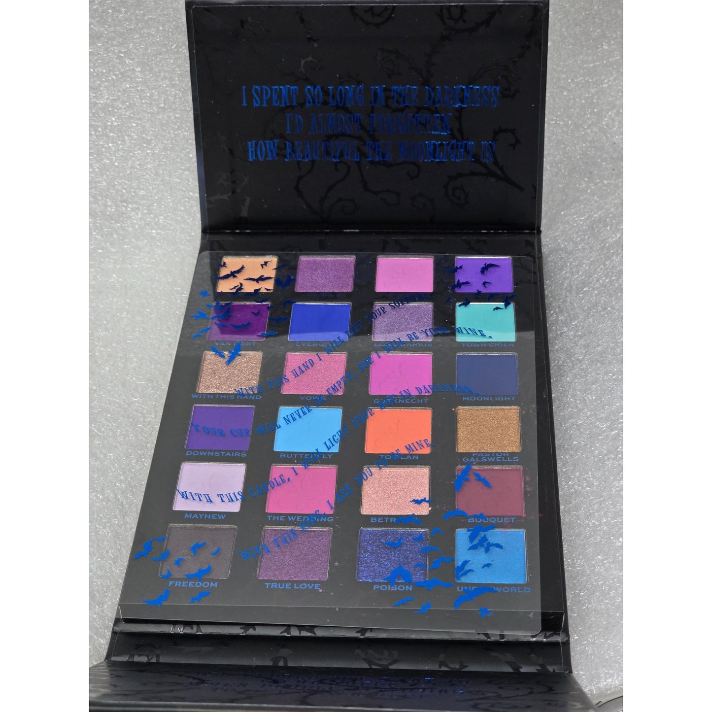 Revolution X Corpse Bride Eyeshadow Palette 24 Shades Tim Burton Collaboration