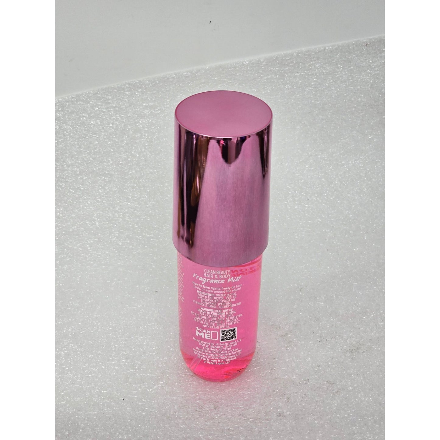 Hi Peach Layne Berry Bougie Hair & Body Fragrance Mist Saffron & Jasmine 3 Fl Oz