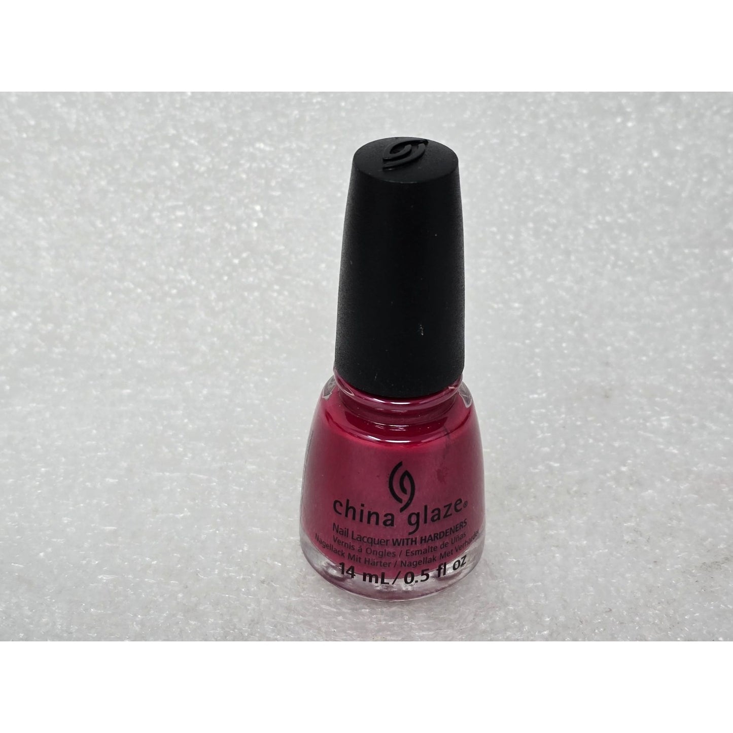 China Glaze Tip Your Hat Nail Lacquer With Hardeners 0.5 Fl Oz Red Polish
