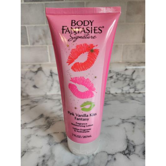 Body Fantasies Pink Vanilla Kiss Fantasy Fragrance Moisturizing Lotion 7 Fl Oz