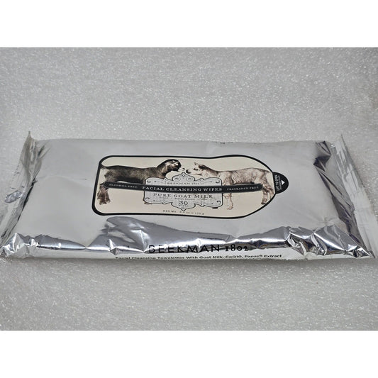 Beekman 1802 Facial Cleansing Wipes With Goat Milk Alcohol & Fragrance Free