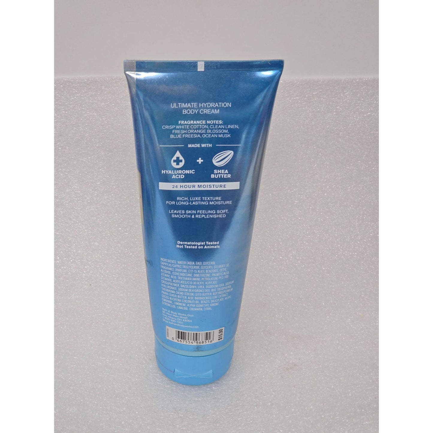 Bath & Body Works Sea Island Shore 24 hr Moisture Body Cream 8 oz