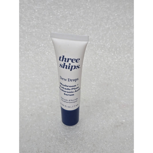 Three Ships Dew Drops Mushroom + Kakadu Plum Hyaluronic Acid Serum .24 Oz Travel