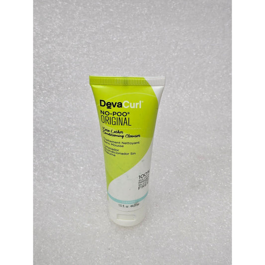 Deva Curl No Poo Original Zero Lather Conditioning Cleanser 1.5 oz Travel Size