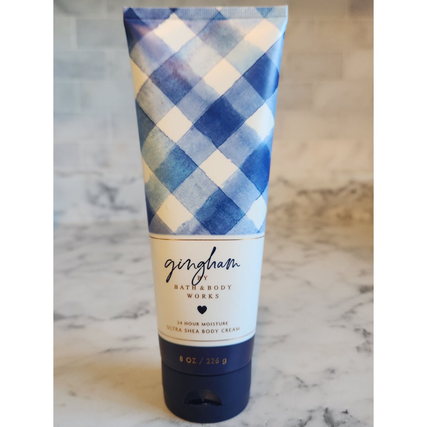 Gingham Bath & Body Works 24 Hour Moisture Ultra Shea Body Cream 8 Oz / 226 G
