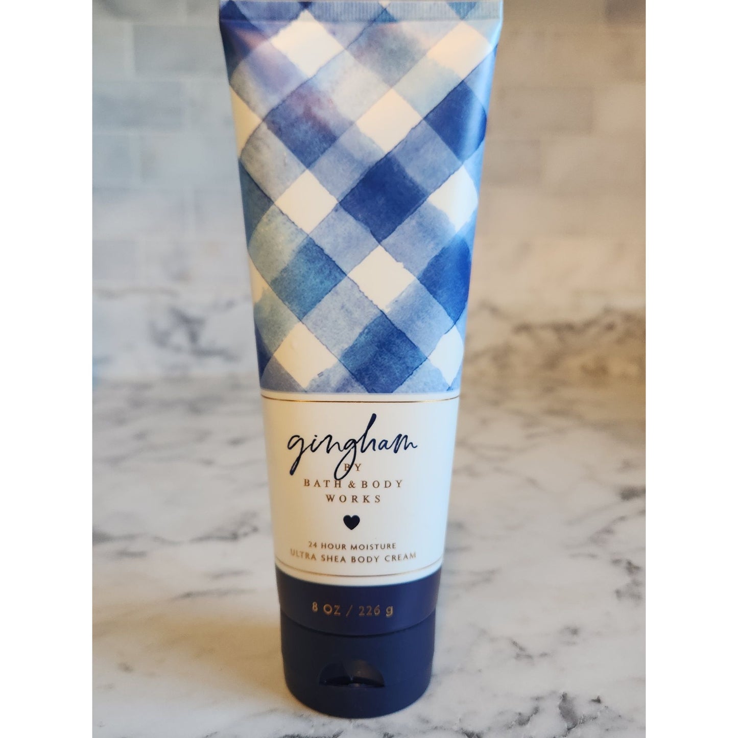 Gingham Bath & Body Works 24 Hour Moisture Ultra Shea Body Cream 8 Oz / 226 G