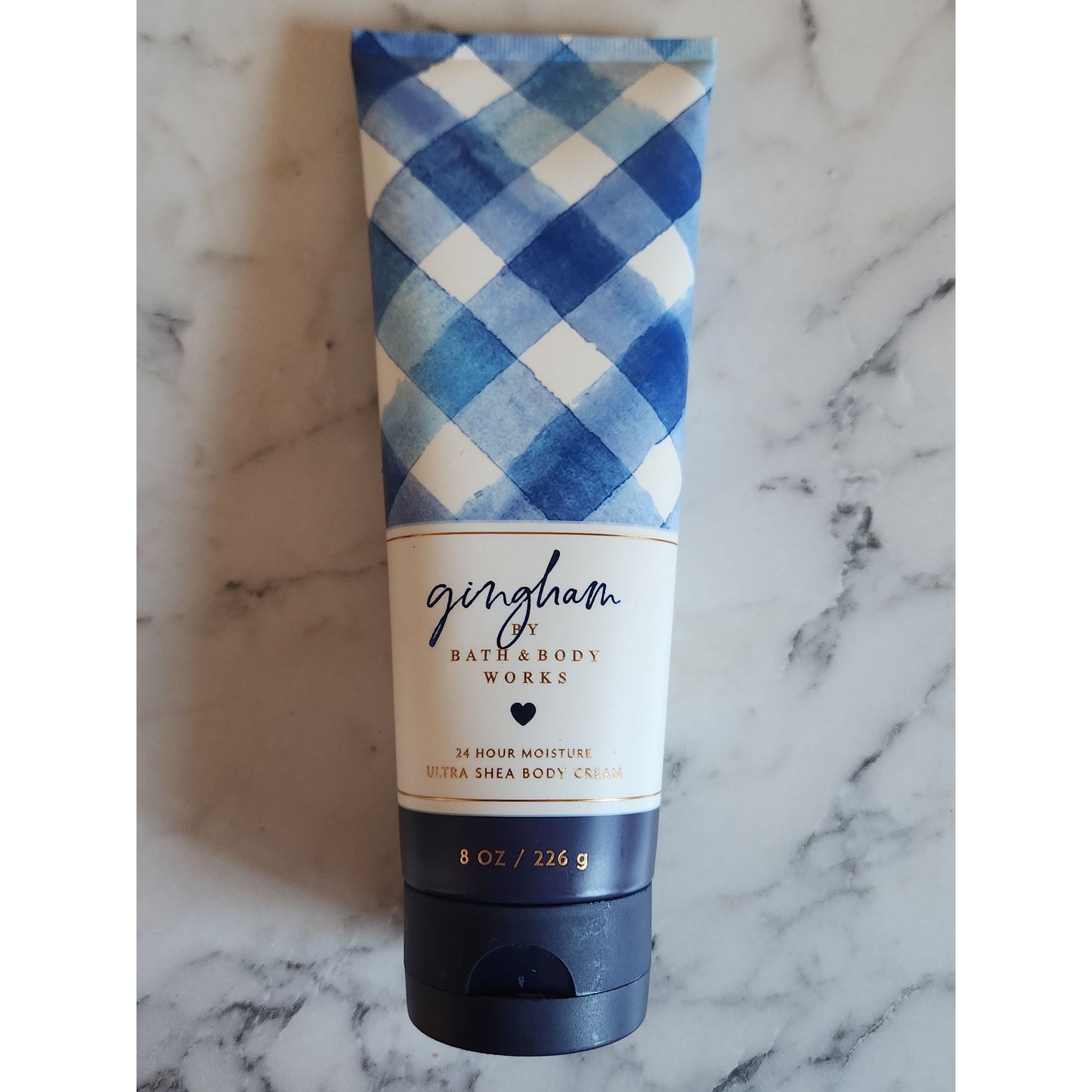 Gingham Bath & Body Works 24 Hour Moisture Ultra Shea Body Cream 8 Oz / 226 G