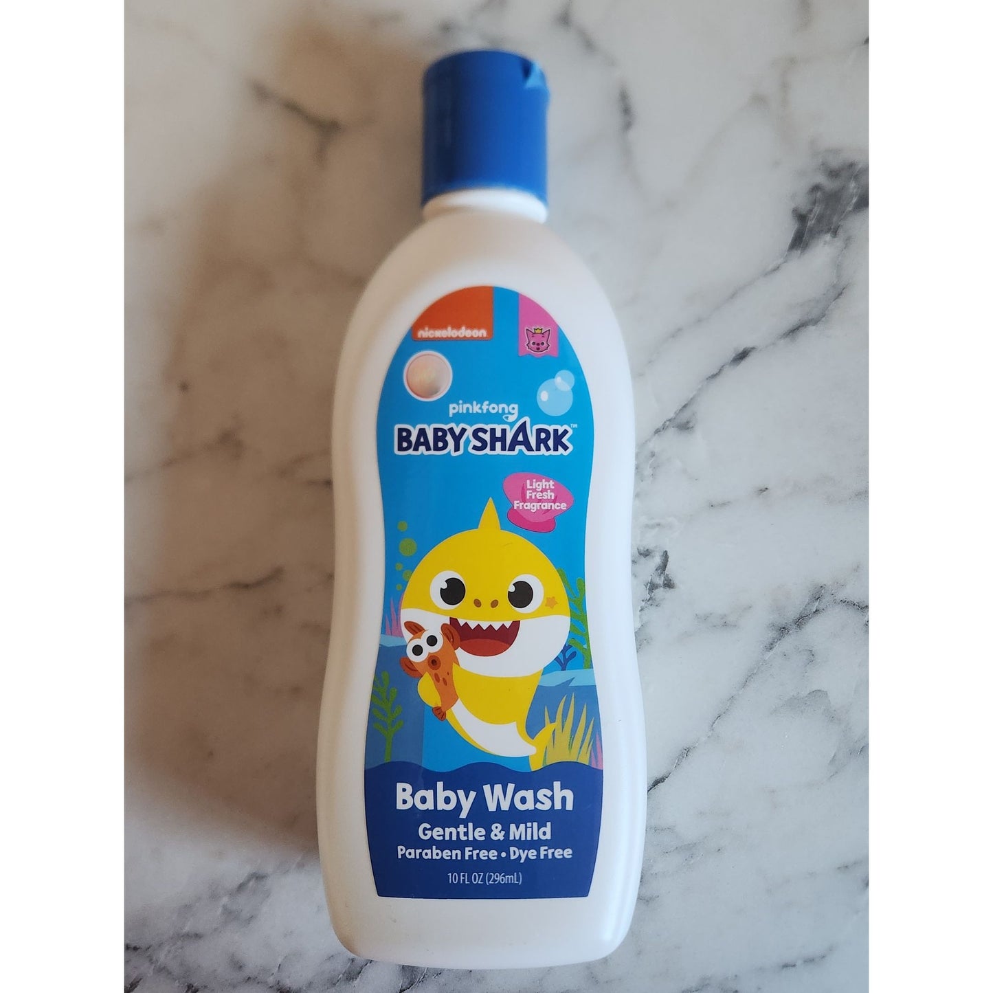 Nickelodeon Pinkfong Baby Shark Gentle & Mild Baby Wash 10 Oz Paraben & Dye Free